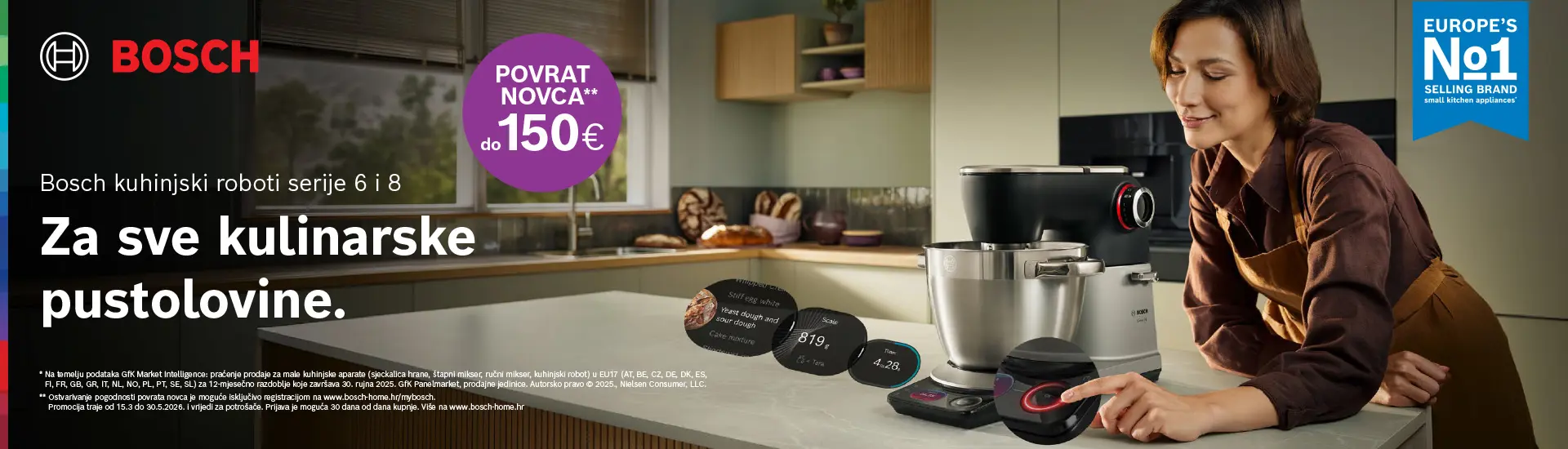 Bosch kuhinjski roboti serije 6 i 8.