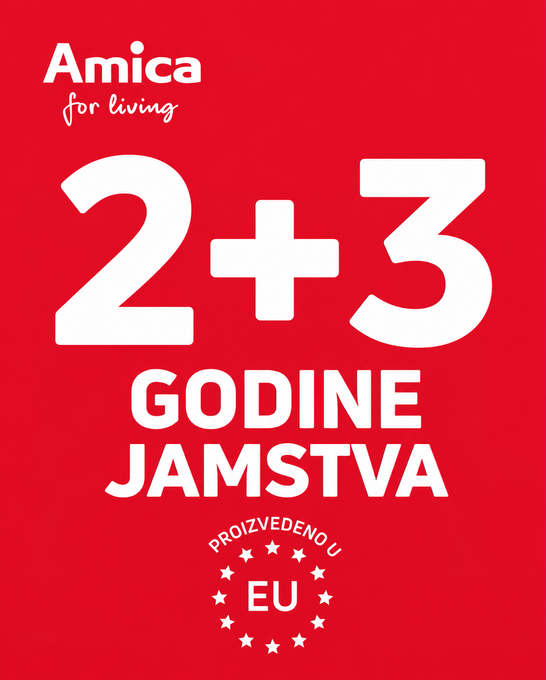 Amica 2+3 godine jamstva uz online prijavu