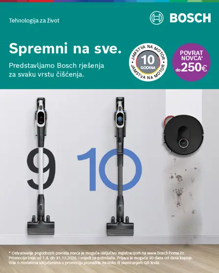 Bosch Unlimited i Spotless usisavači: Spremni na sve.