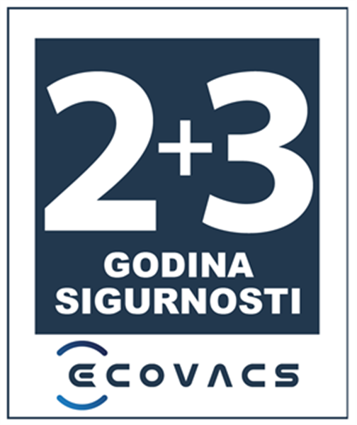 ECOVACS 2+3 godine garancije uz online prijavu