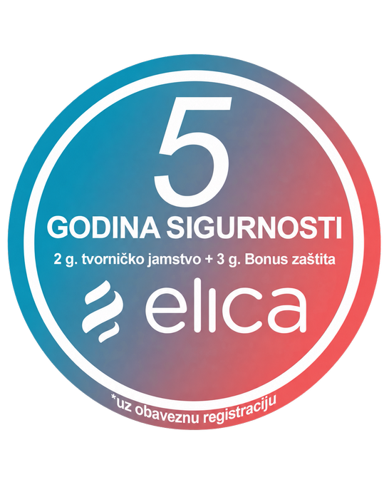 ELICA nape 2+3 godine jamstva uz online prijavu