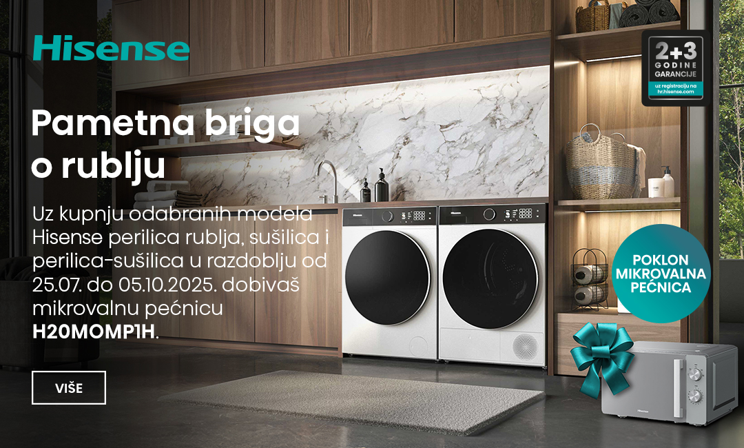 Hisense - Pametna briga o rublju