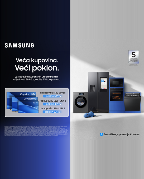 Opremite dom i zgrabite Samsung TV kao poklon!