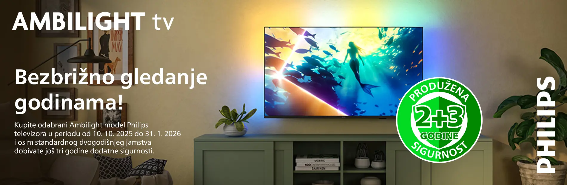 Philips Ambilight sa 5 godina jamstva