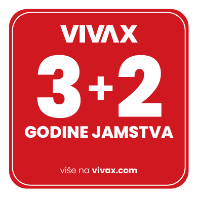 VIVAX 3+2 godine garancije uz online prijavu