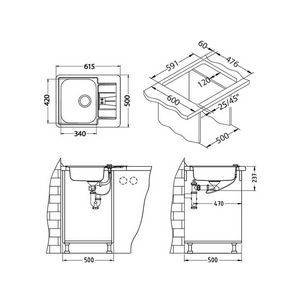 ALVEUS sudoper LINE 60