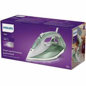 Philips 7000 series DST7012/70 iron Steam iron SteamGlide Plus soleplate 2600 W Green, Grey