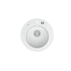 Quadron sudoper MORGAN 210 snježno bijela/čelik s daljinskim upravljanjem, 510x510x220
