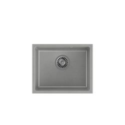 Quadron sudoper ALEC 40 srebrno siva/čelik, 460x375x205