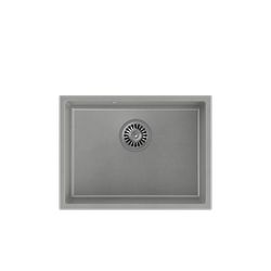 Quadron sudoper ALEC 50 srebrno siva/čelik, 535x400x205