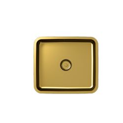 Quadron sudoper NICOLAS + nano PVD zlato, 440x390x180