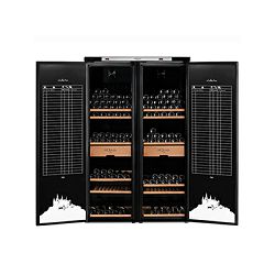 mQuvée WS380 vinski ugradbeni hladnjak, podpultni serija WineStore - Drvena fronta