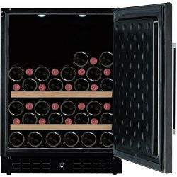 mQuvée WSTO82B vinski ugradbeni hladnjak, podpultni serija WineStore - Drvena fronta