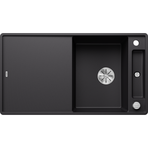 BLANCO sudoper AXIA III 5 S-F InFino SILGRANIT CRNA, daska drvo, s dalj.upr.