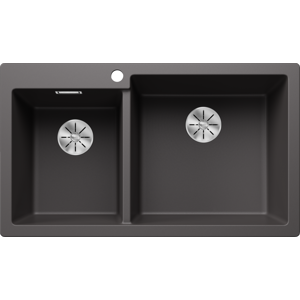 BLANCO sudoper PLEON 9 InFino SILGRANIT SIVI KAMEN, BAZEN DESNO, bez dalj. upr.