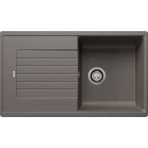 BLANCO sudoper ZIA 5 S SILGRANIT VULKAN SIVA, bez dalj. upr.