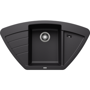 BLANCO sudoper ZIA 9 E SILGRANIT CRNA, bez dalj. upr.