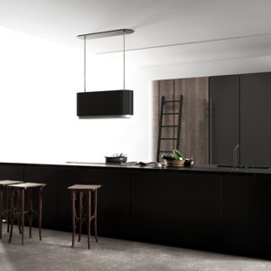 CIARKO DESIGN otočna napa MONO W CRNA             