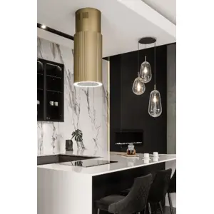 CIARKO DESIGN otočna napa MONOGRAM W ZLATNA                 