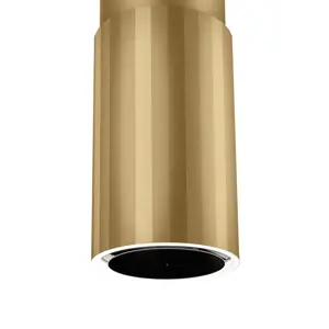 CIARKO DESIGN otočna napa ROTO W  GOLD STEEL/ZLATNI ČELIK