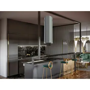 CIARKO DESIGN otočna napa TUBUS W INOX             