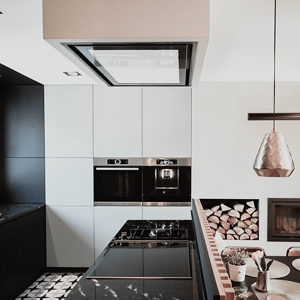 CIARKO DESIGN stropna napa SU LIGHT CRNA