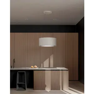 CIARKO DESIGN viseća napa PIU LIGHT ECRU (smeđa) 60 cm