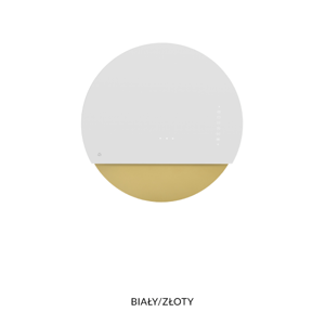 CIARKO DESIGN zidna napa ECLISPE 60 cm BIJELA/ZLATNA