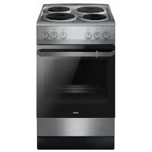 Samostojeći električni štednjak Amica 58EE2.30EPFC inox sivi