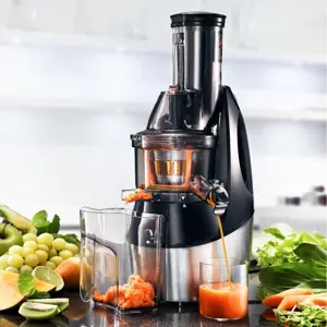 Sokovnik VerVita XXL, inox/crni