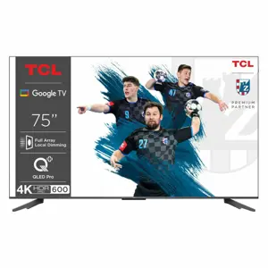 Televizor TCL QLED TV 75" 75C655 PRO Google TV