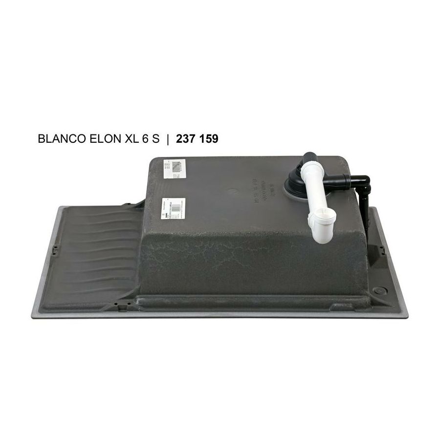 BLANCO sudoper ELON XL 6 S InFino SILGRANIT BIJELA, bez dalj. upr.