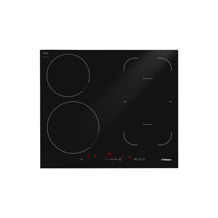 Ploča za kuhanje Hansa BHI68668, staklokeramika, indukcija, crna, 1 bridge zona, slider control