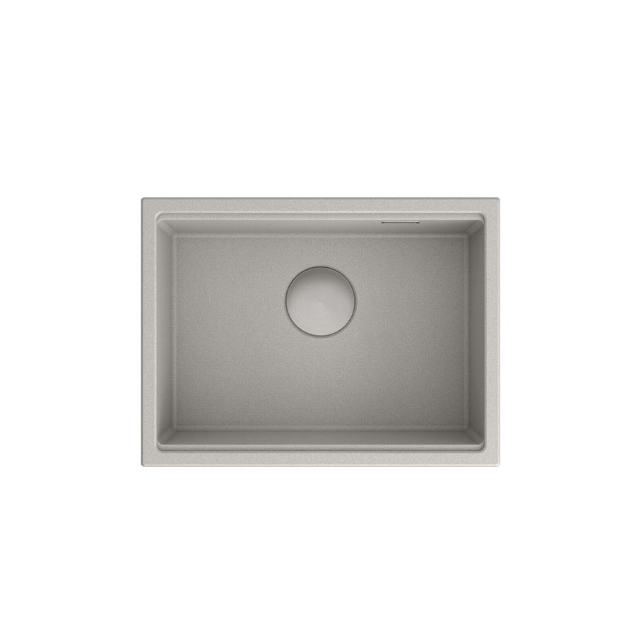Quadron sudoper CLARK 580 + nano PVD beton siva/zlato, 580x435x225