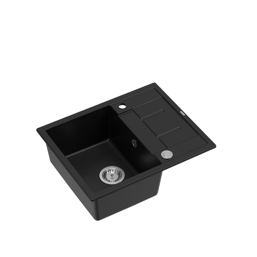 Quadron sudoper MORGAN 116 čisto crna/čelik s daljinskim upravljanjem, 620x500x220