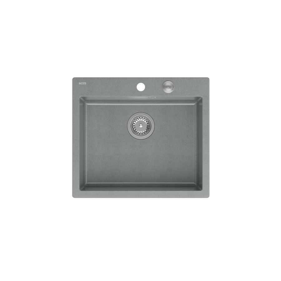 Quadron sudoper MORGAN 110 srebrno siva/čelik s daljinskim upravljanjem, 570x500x220