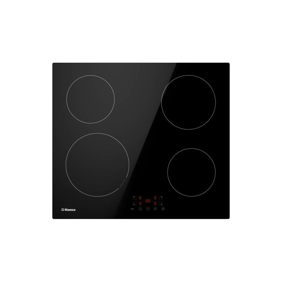 Ploča za kuhanje Hansa HHI601-BHI68369, staklokeramika, indukcija, crna