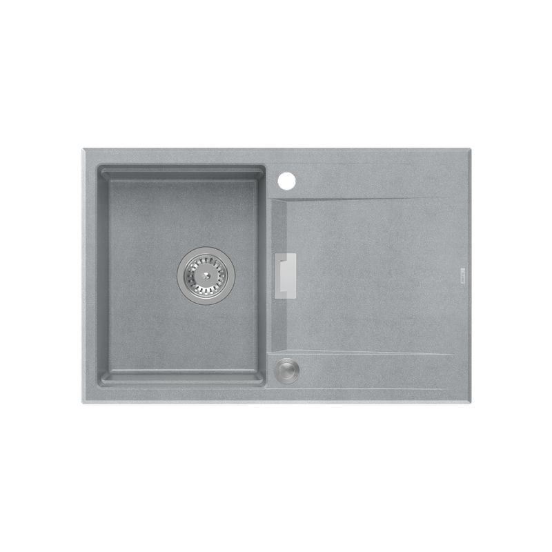 Quadron sudoper OWEN 111 srebrno siva/čelik s daljinskim upravljanjem, 760x500x215
