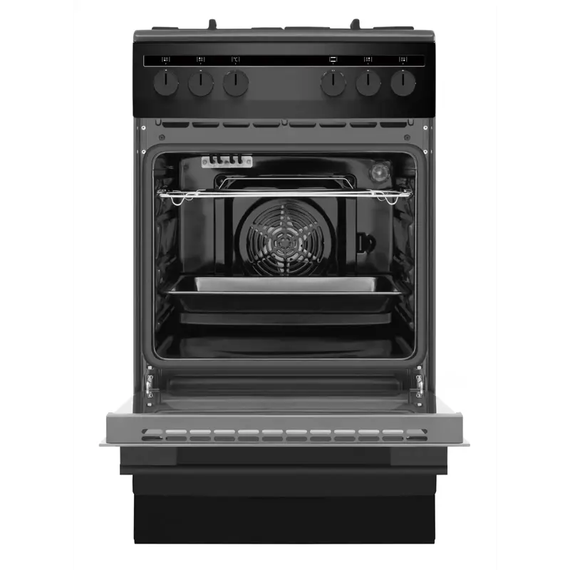 Amica samostojeći štednjak 58GET2.33HZpPFAi(Bm) plinski crni mat (57908)