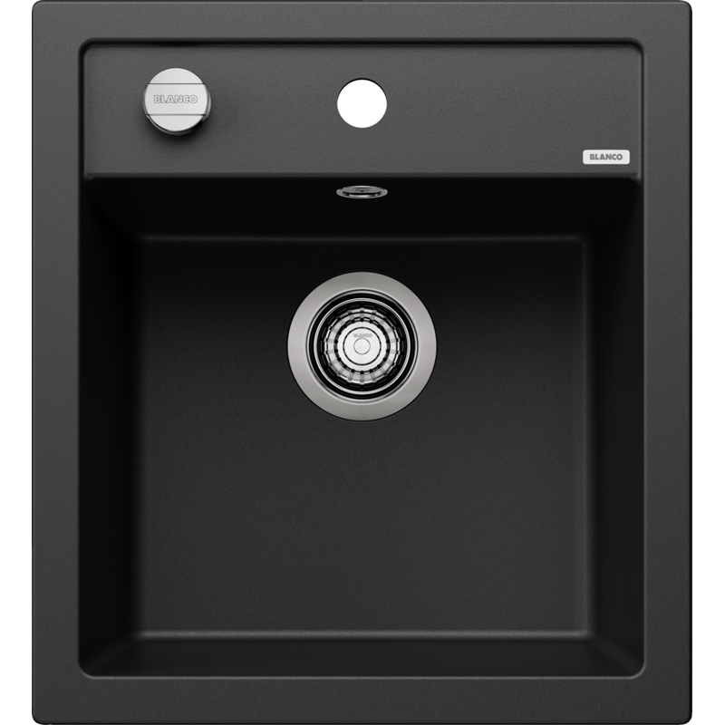 BLANCO sudoper DALAGO 45 SILGRANIT CRNA, s dalj. upr.