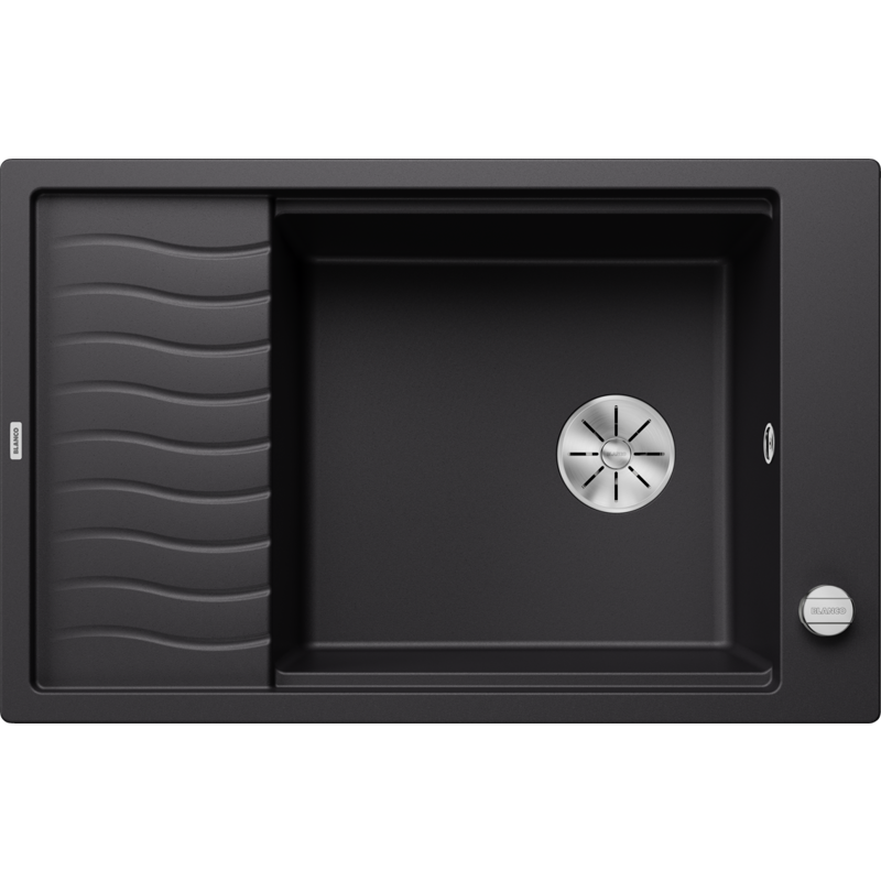 BLANCO sudoper ELON XL 6 S-F InFino SILGRANIT CRNA, s dalj.upr.