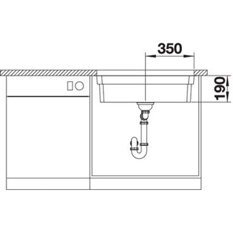 BLANCO sudoper ETAGON 700-U InFino INOX 18/10, pribor 18/10, bez dalj.upr.