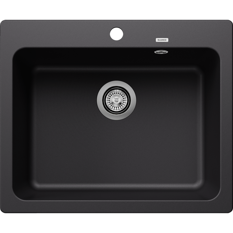 BLANCO sudoper NAYA 6 SILGRANIT CRNA, bez dalj. upr.