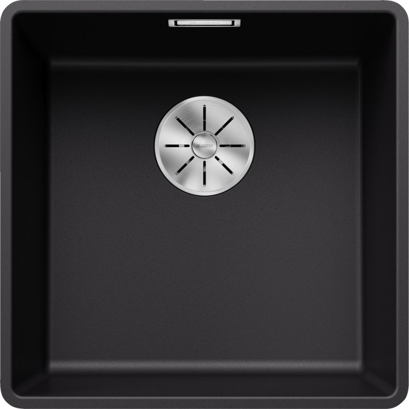 BLANCO sudoper SUBLINE 400-F InFino SILGRANIT CRNA, bez dalj.upr.