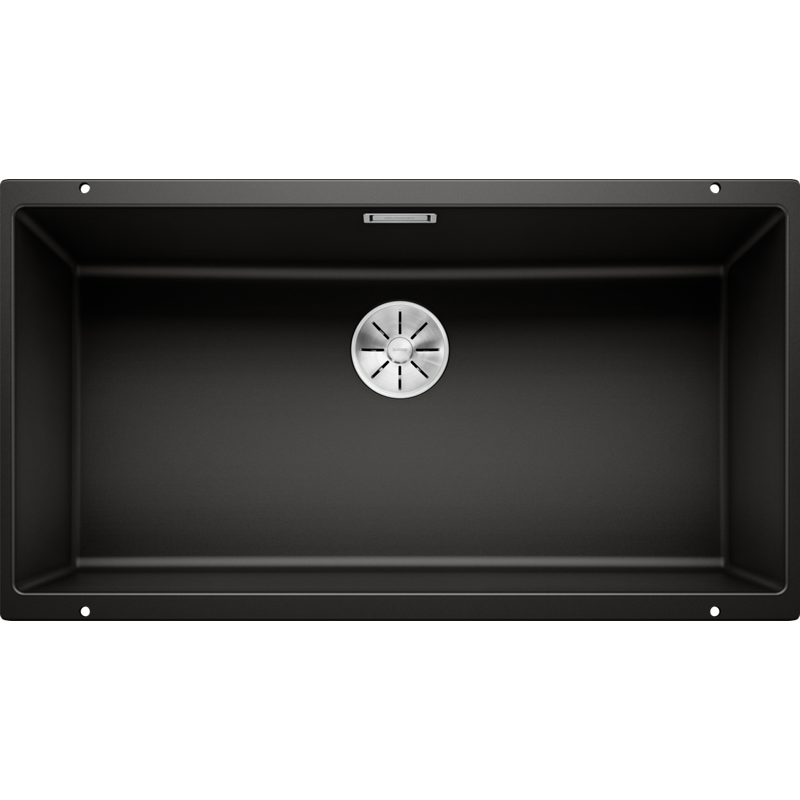 BLANCO sudoper SUBLINE 800-U InFino SILGRANIT CRNA, bez dalj.upr.