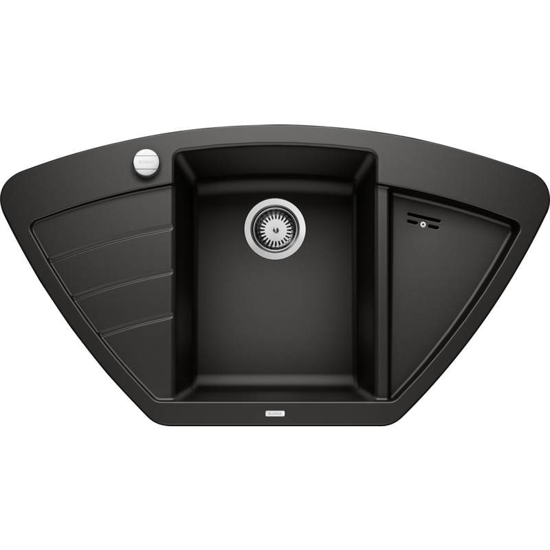 BLANCO sudoper ZIA 9 E SILGRANIT CRNA, s dalj. upr.