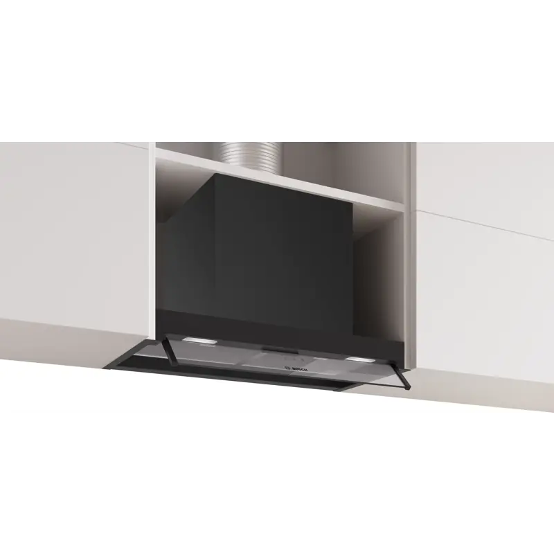 Bosch DBB65CC60 Serie 4, Potpuno integrirana napa, 60 cm, staklo, Mat crna