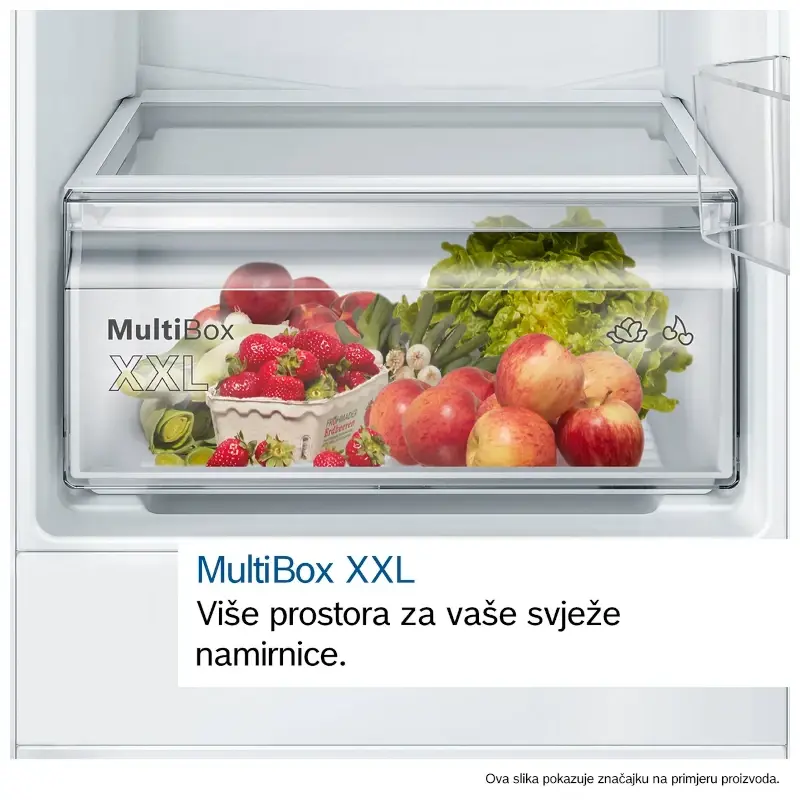 BOSCH hladnjak ugradbeni kombinirani KIN86NSE0