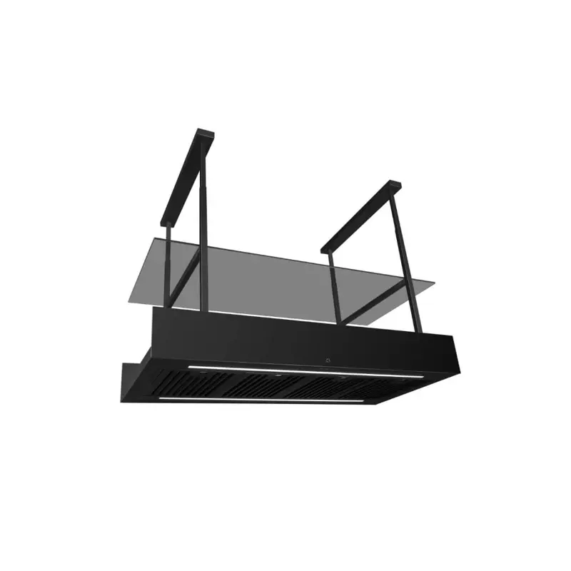 CIARKO DESIGN otočna napa MINIMAL 1 CRNA 90 cm (s crnim tvorničkim panelom)