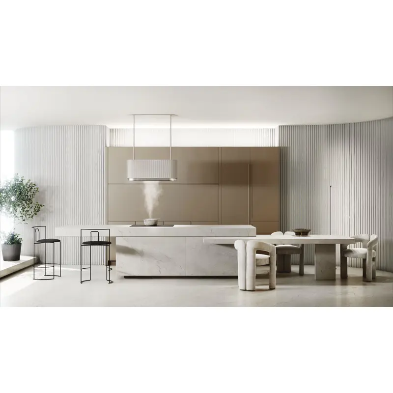 CIARKO DESIGN otočna napa MONO W ECRU (smeđa)